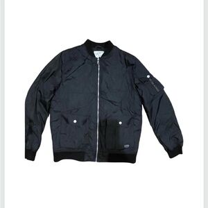 Zara Boys Bomber Black Jacket Size 13/14 Y /164 cm
